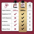 Comparison chart showing Total Beets Ultimate Heart Health outperforming other beet supplements.