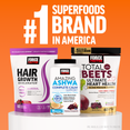 Force Factor named number one superfoods brand in America featuring Hair Growth Accelerator, Amazing Ashwa, and Total Beets supplements
