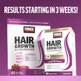Force Factor Hair Growth Accelerator Soft Chews, Hair Growth Vitamins for Women with Clinically Studied Lustriva to Promote Visibly Thicker, Fuller, Stronger Hair, Mixed Berry, 60 Soft Chews