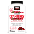 Force Factor Complete Cranberry soft chews with Pacran cranberry and D-Mannose. Supports urinary tract, bladder health, and immunity.