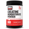 Force Factor creatine powder, unflavored, micronized for easy mixing, supports muscle growth, recovery, and strength.