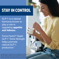 Woman smiling while holding yogurt, highlighting GLP-1's role in appetite and fullness control

