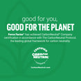 Force Factor CarbonNeutral certified company badge on green background
