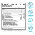 Supplement Facts panel for Force Factor Amazing Ashwa soft chews with dosage, ingredients, and nutrition info.