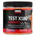 Test X180 gummies boost testosterone and maximize masculinity with premium ingredients in a great-tasting berry punch flavor.