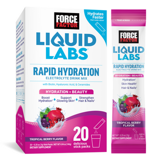 Liquid Labs hydration beauty mix with biotin and ceramides for hair, skin, and nails.