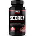 Premium nitric oxide booster Score! with 76 capsules to enhance blood flow, endurance, and stamina.