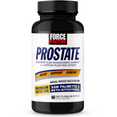 Force Factor Prostate bottle promoting prostate health benefits like relief, support, and comfort with key ingredients.