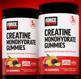 Force Factor Creatine Gummies, Creatine Monohydrate for Muscle Gain, More Strength, and Faster Recovery, Clinically Studied Creatine 5g Dose, Mixed Berry, 30 Servings