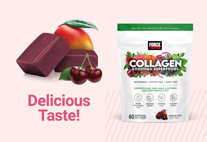 Collagen Boosting Superfoods. Delicious Taste!