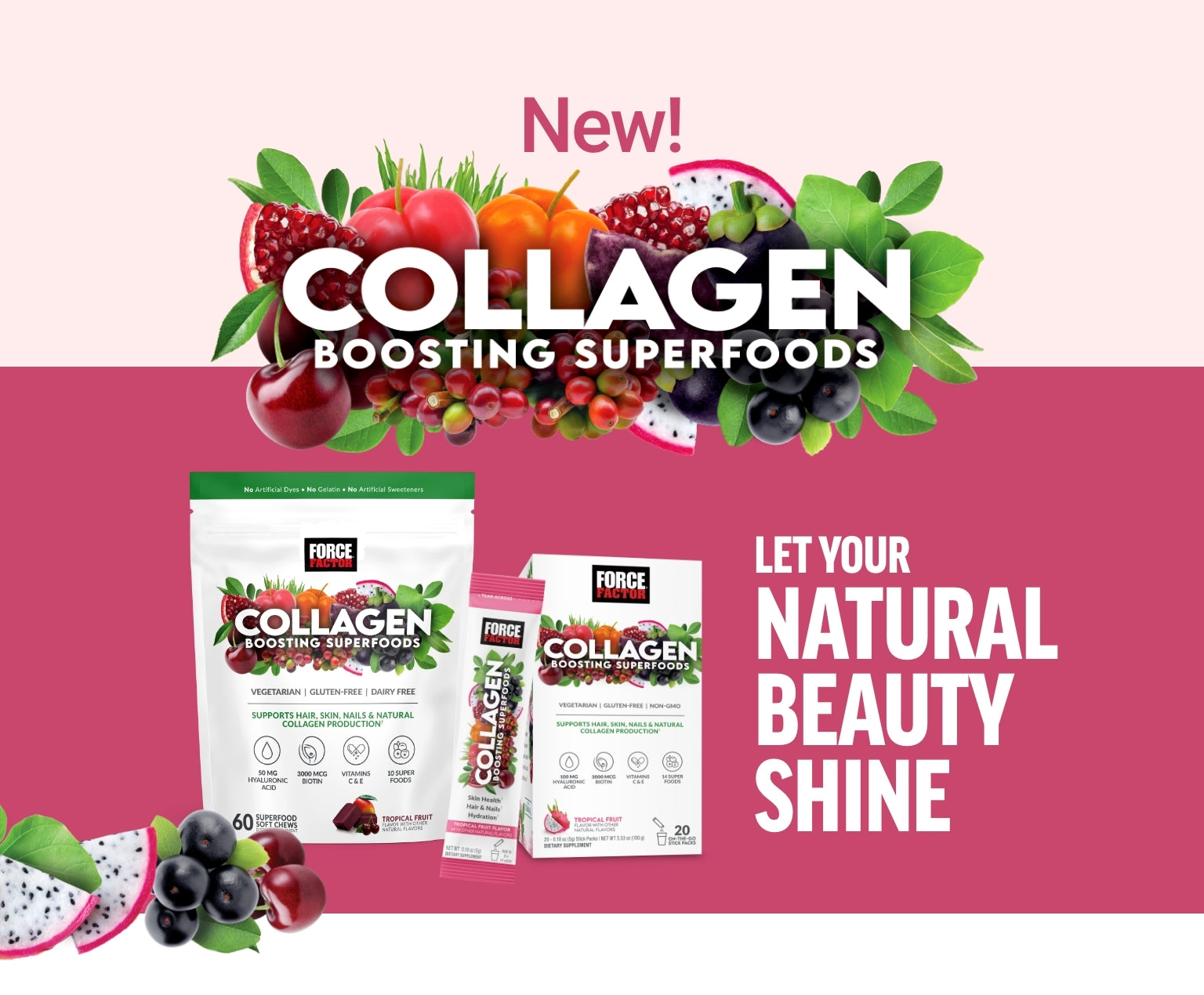 New! Collagen Boosting Superfoods. Let Your Natural Beauty Shine