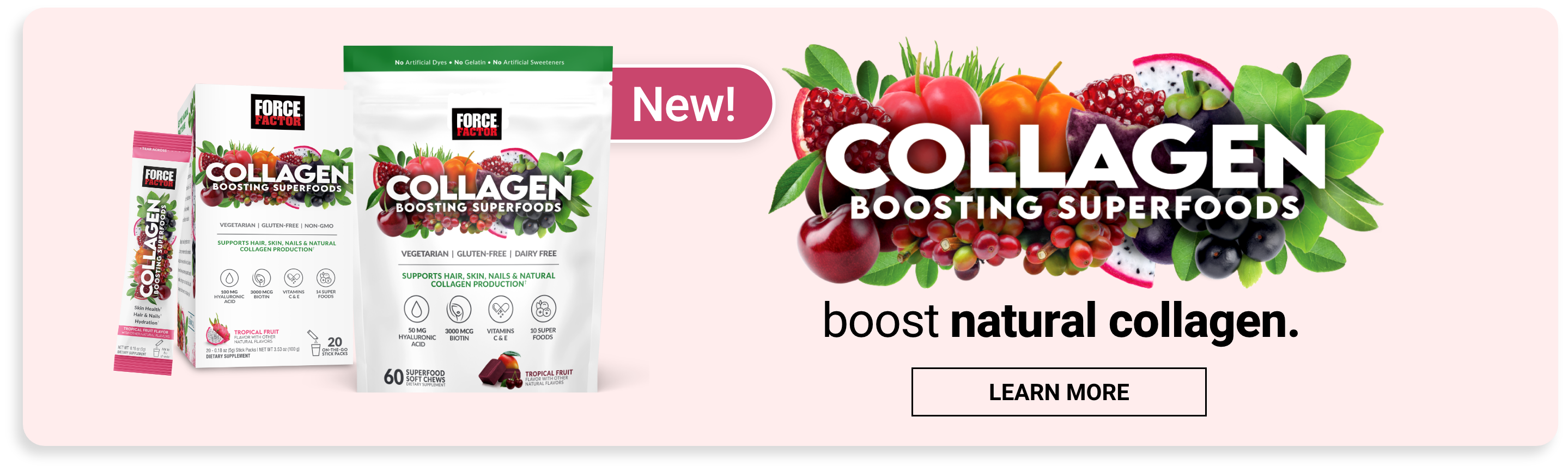New! Collagen Boosting Superfoods - Learn More