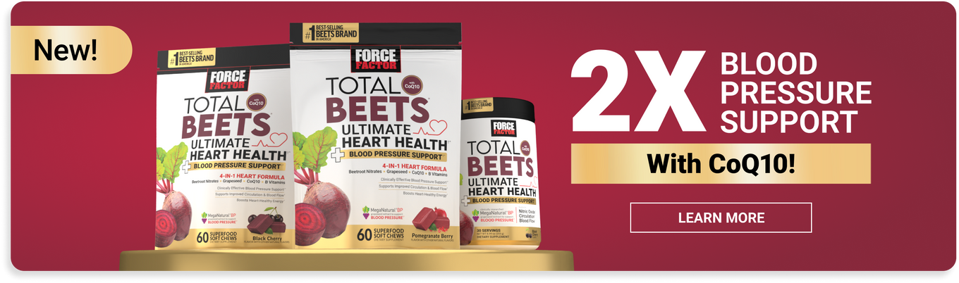 New Total Beets Ultimate Heart Health Blood Pressure Support Chews! - Learn More