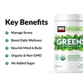 KEY BENEFITS   Manage Stress Boost Daily Wellness Nourish Mind & Body USDA Organic & Non-GMO No Added Sugar 