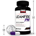 LeanFire PM, 60 Capsules, Size Chart. 