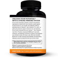 Back label of Force Factor Immunity bottle.