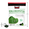 Chlorophyll Superfood Chews, 30 Soft Chews, Size Comparison
