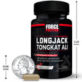 Longjack Tongkat Ali, 30 Capsule Bottle, Size Chart