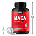 Maca Max, 120 Count Bottle, Size Comparison