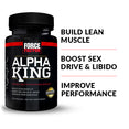 Alpha King, 30 Capsule Bottle, Build lean muscle, boost sex drive & libido, improve performance.