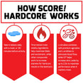 How SCORE! Hardcore™ Works: Take 4 tablets daily with a meal, or 30 minutes before activity. Time-tested male vitality ingredients help maximize libido and excitement, while other compounds work to increase stamina for hardcore results in the bedroom. L-citrulline combines with premium agmatine and L-ornithine to stimulate blood flow, while S7™ helps increase nitric oxide by up to 2.3x to maximize performance when it matters most.