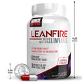 LeanFire with Next-Gen SLIMVANCE®, 120 Capsule Bottle, Size Chart.